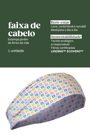 Faixa de cabelo Jardim Brasil