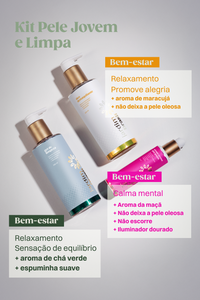 Kit Pele Jovem e Limpa + Bolsa-Necessáire